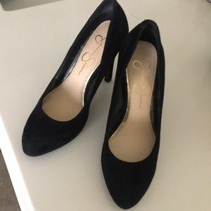 Jessica Simpson Black Suede Pump